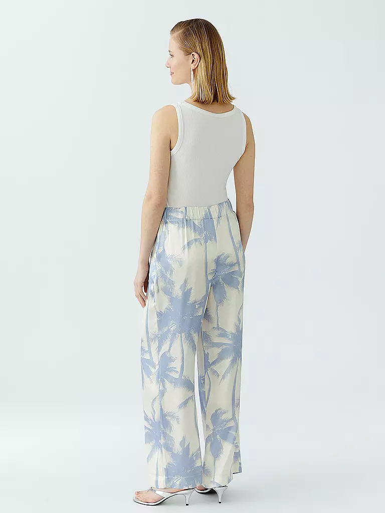 OUÍ | Marlenehose | weiss