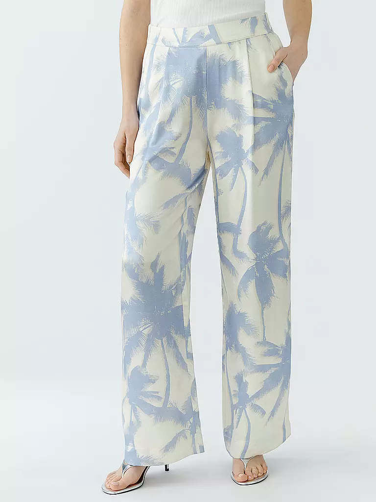 OUÍ | Marlenehose | weiss