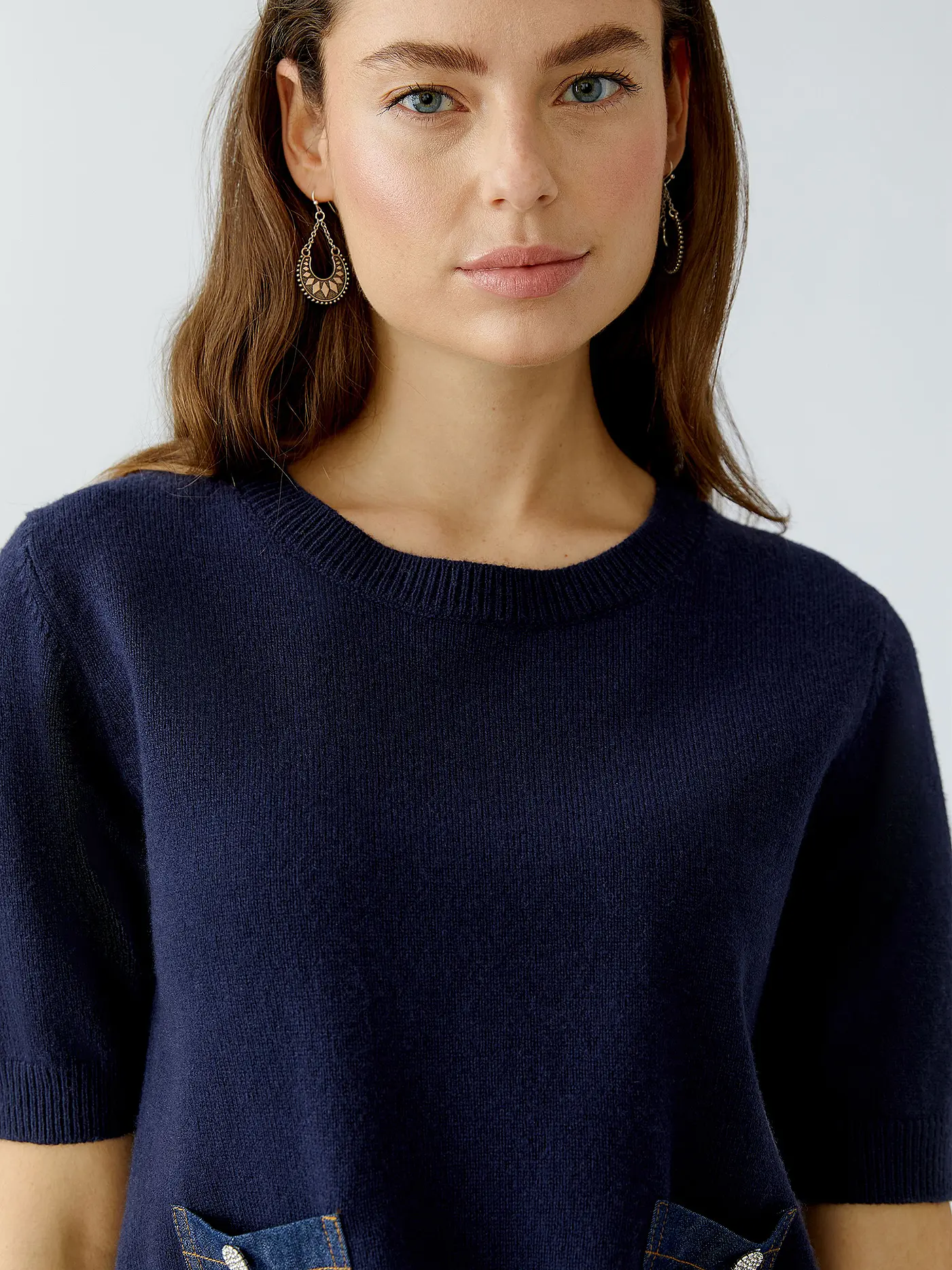 OUÍ | Pullover  | dunkelblau