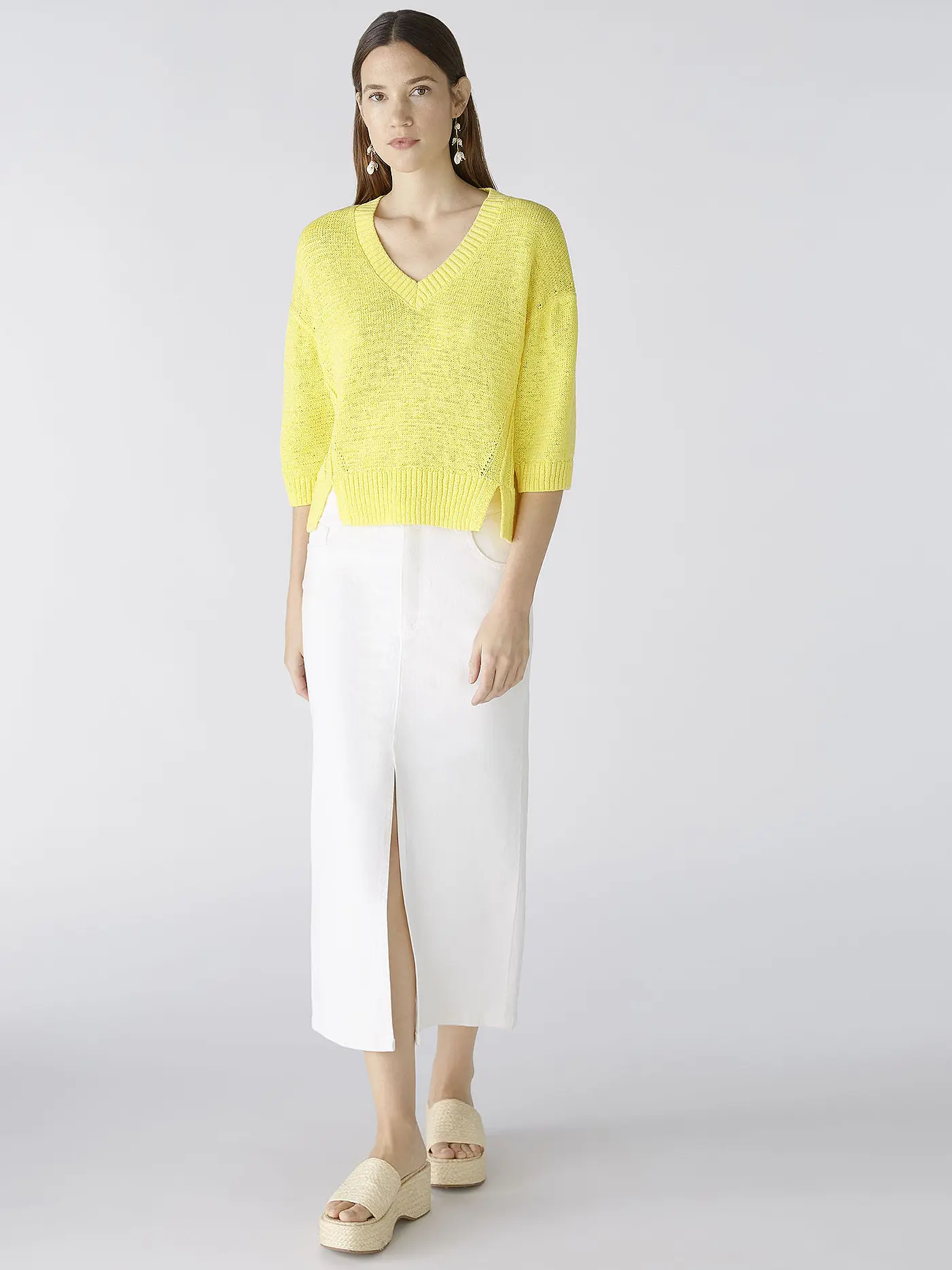 OUÍ | Pullover | gelb