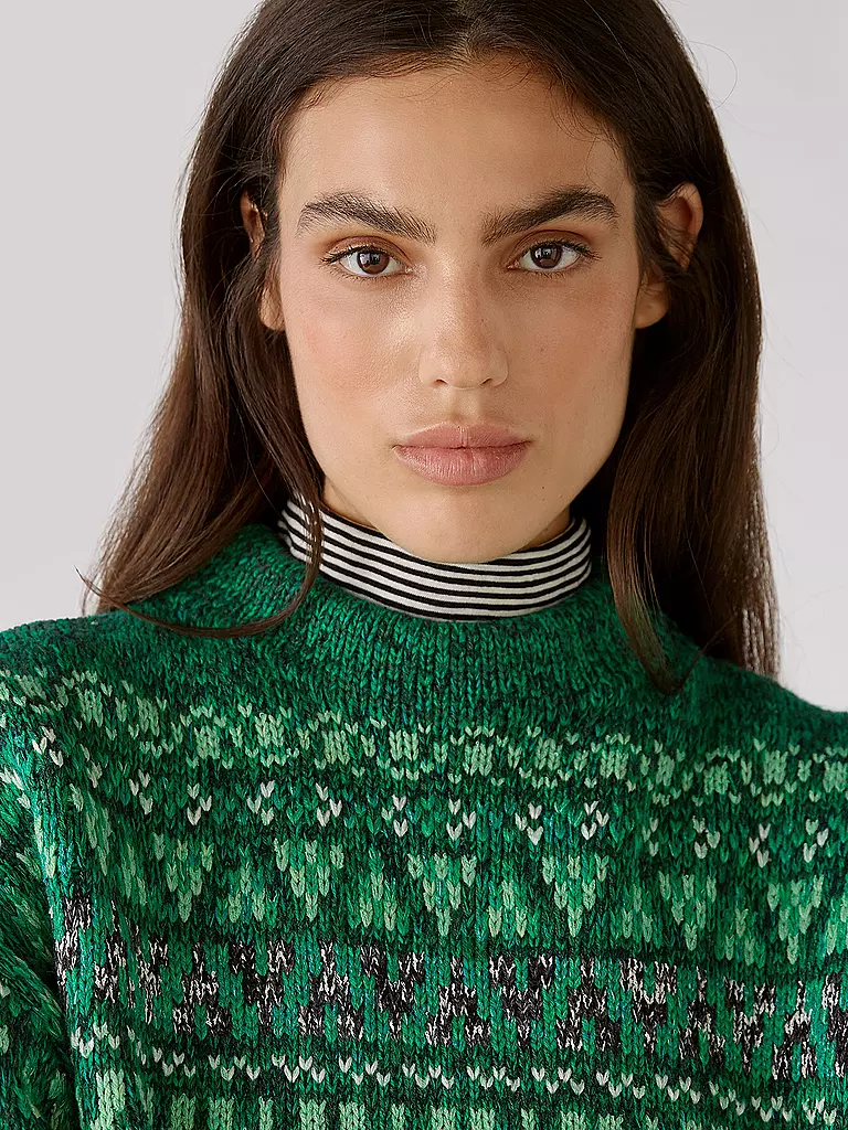 OUÍ | Pullover | dunkelgrün