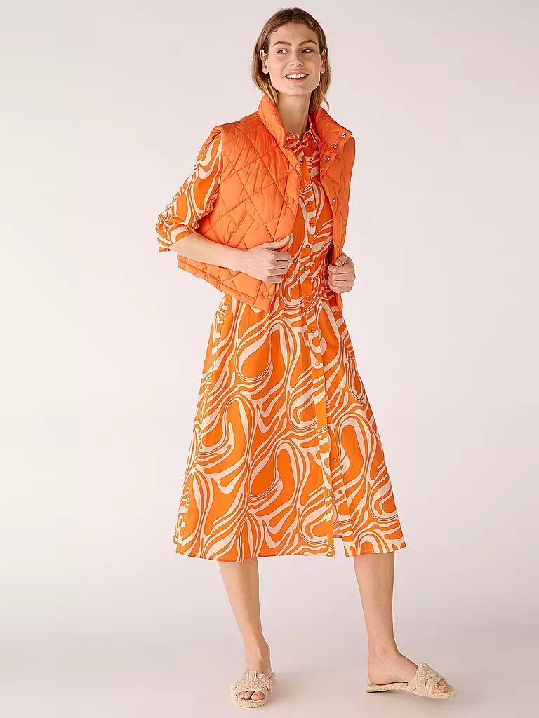 OUÍ | Steppgilet | orange