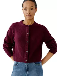 OUÍ | Strickjacke | dunkelrot