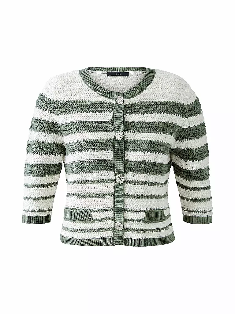 OUÍ | Strickjacke | olive
