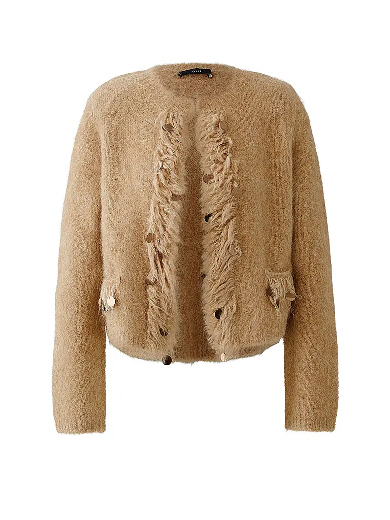 OUÍ | Strickjacke | Beige