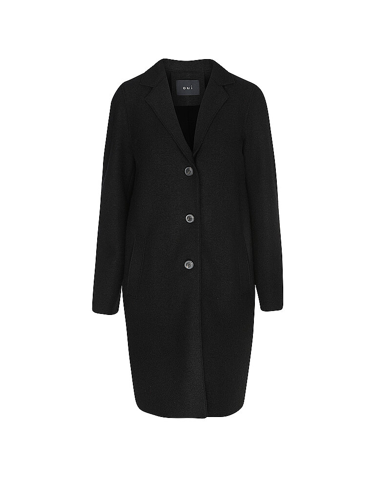 OUÍ Wollmantel schwarz | 34