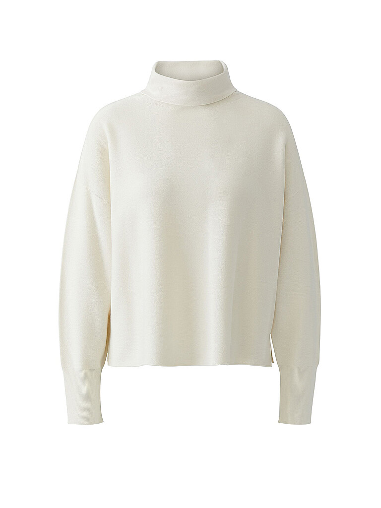 OUÍ Rollkragenpullover  weiss | 34