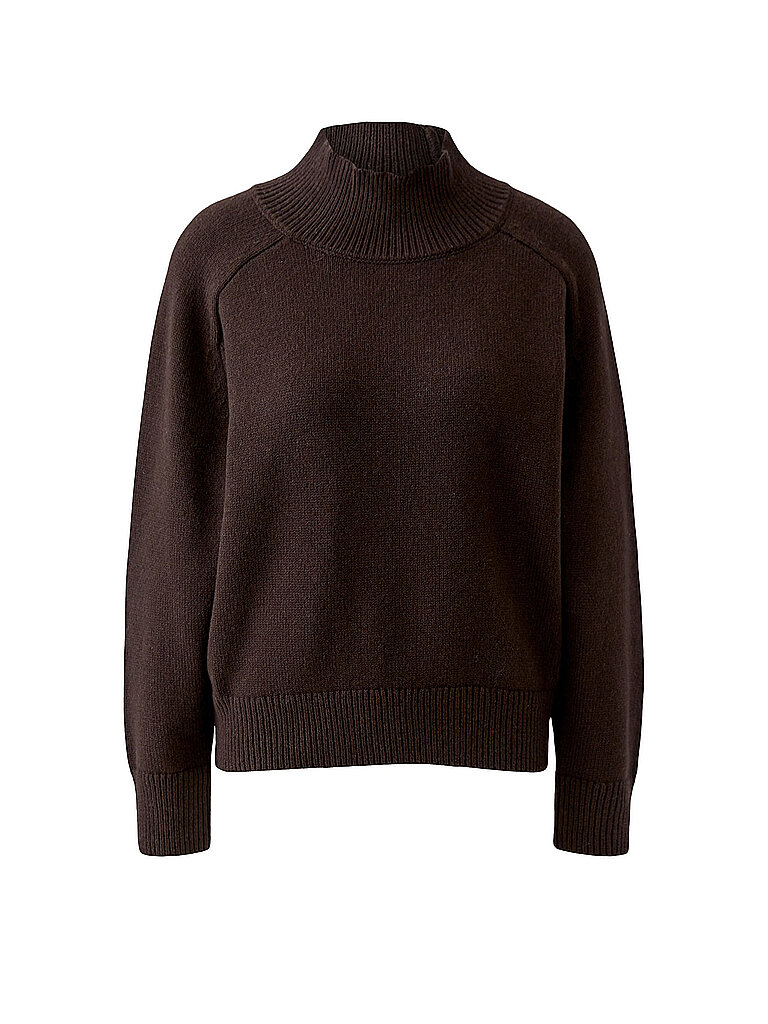 OUÍ Rollkragenpullover  braun | 34