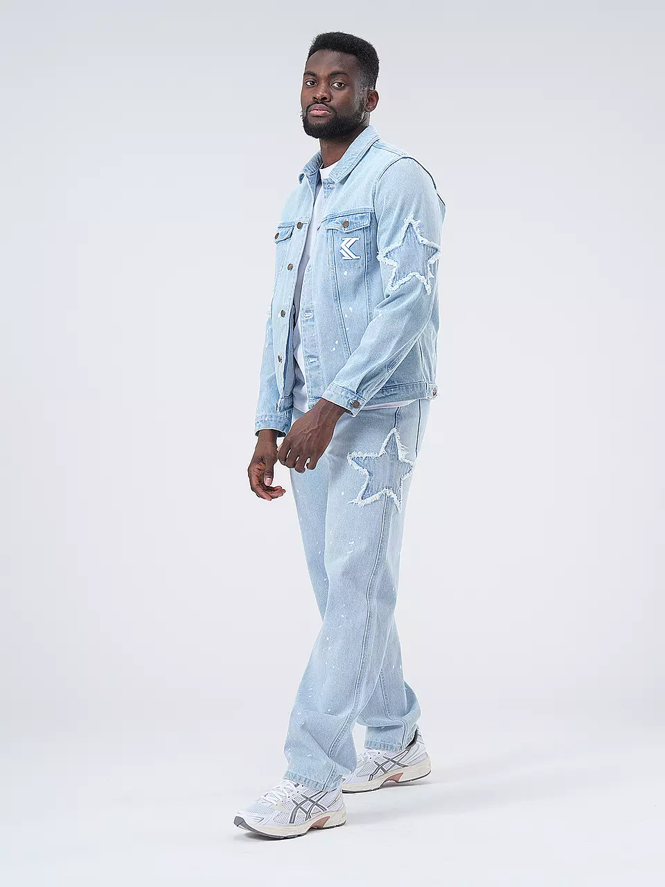 Denim allover Herren