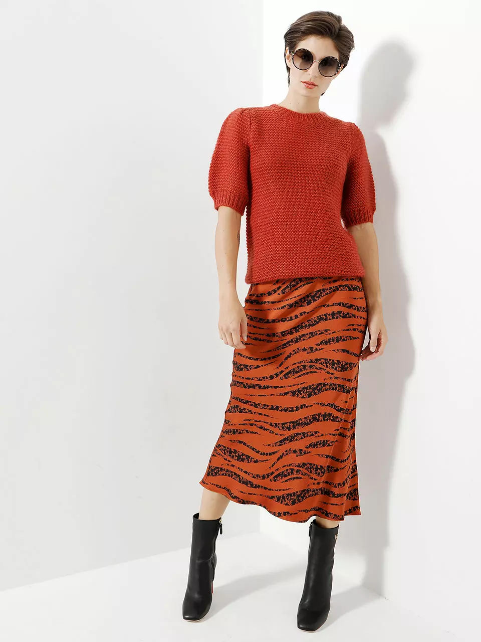 It - Look Pullover + Midirock