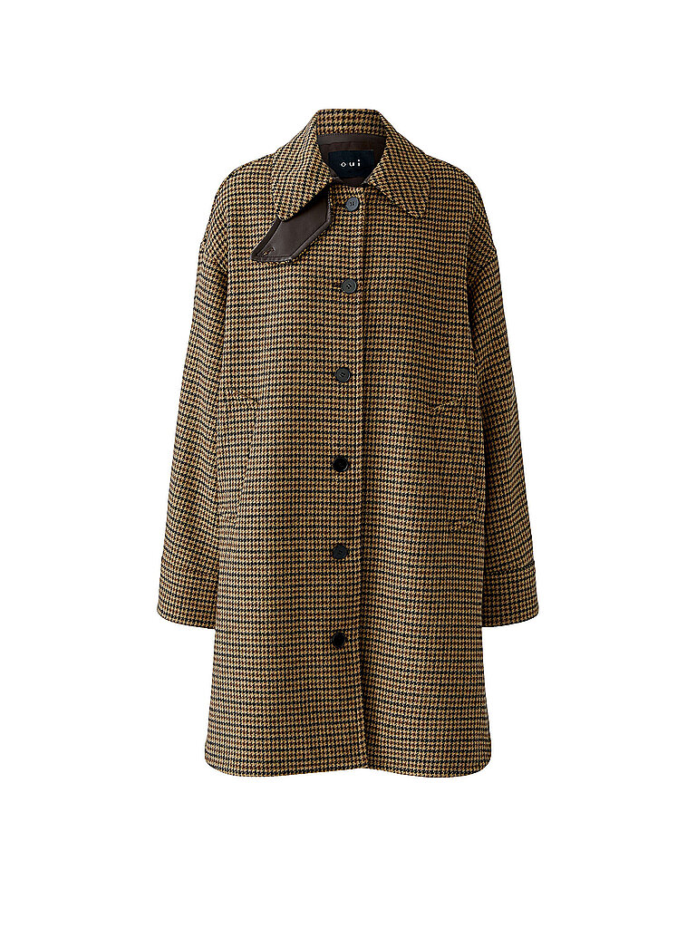 OUI Wool Coat Brown 38