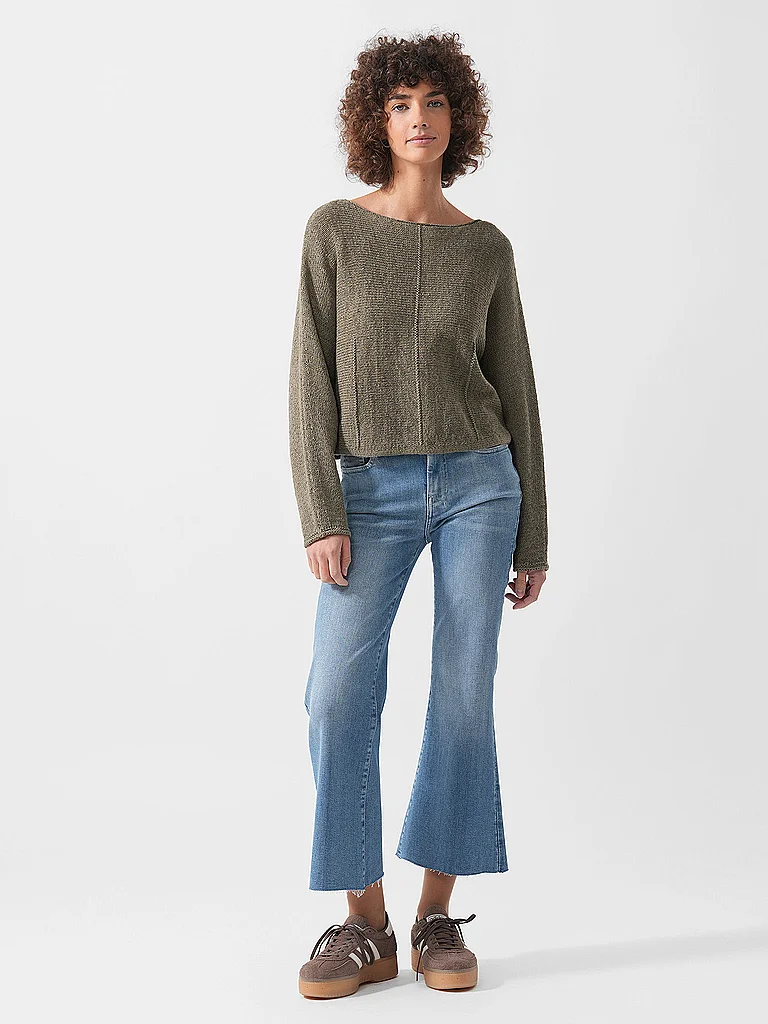 OUI Pullover Green Garden Size 34 2