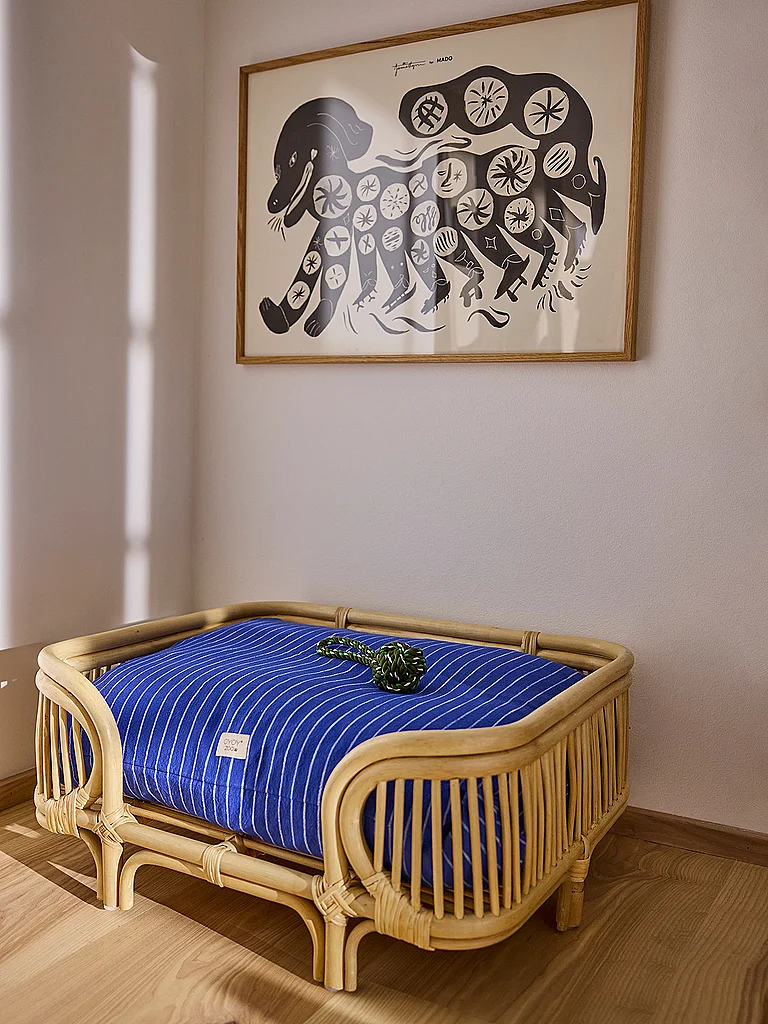OYOY Cojín para perro KYOTO Azul azul