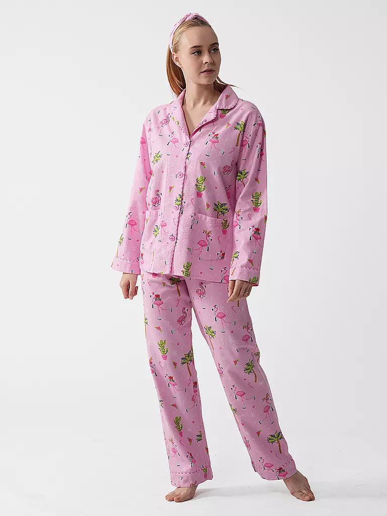 P.J.SALVAGE | Pyjama 3-teilig | rosa