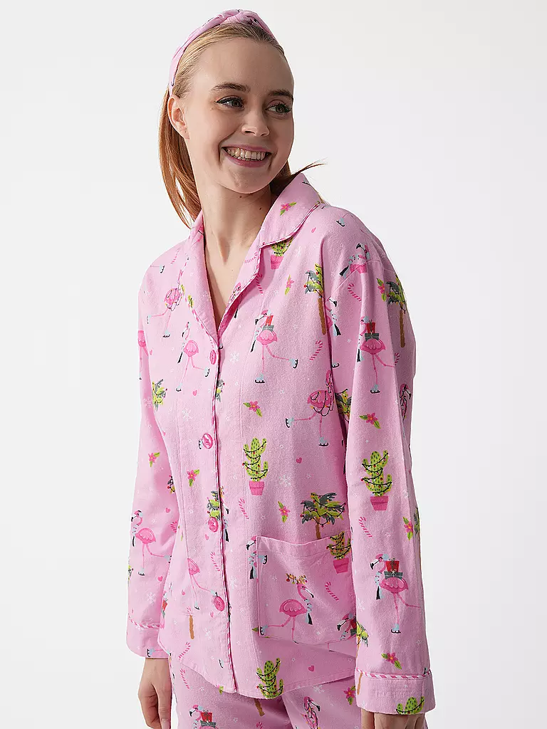 P.J.SALVAGE | Pyjama 3-teilig | rosa