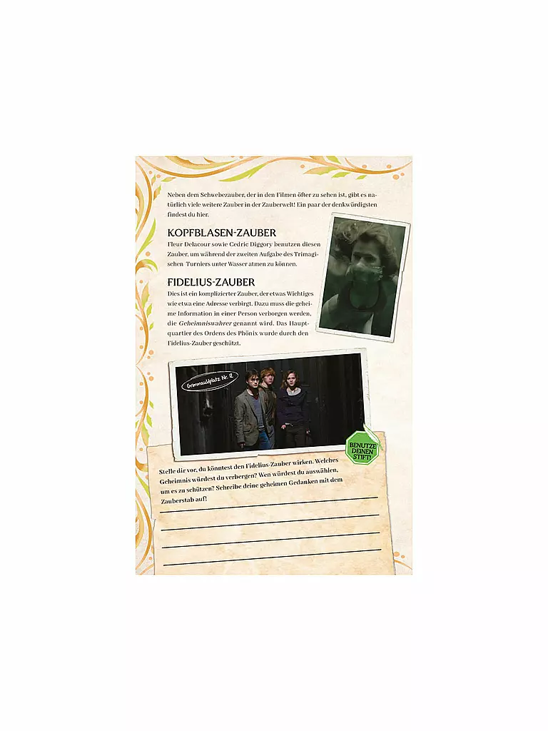 PANINI VERLAG | Buch - Aus den Filmen zu Harry Potter: Zaubersprüche & Zaubertränke | keine Farbe
