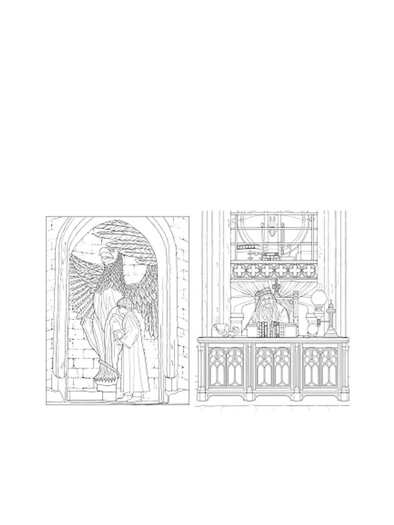 PANINI VERLAG | Das offizielle Hogwarts-Malbuch | keine Farbe