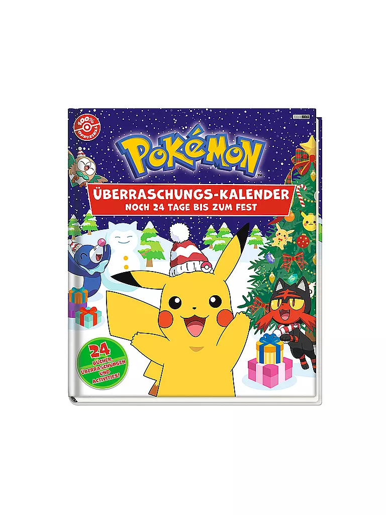 PANINI VERLAG | Pokémon Überraschungskalender - Noch 24 Tage bis zum Fest | keine Farbe