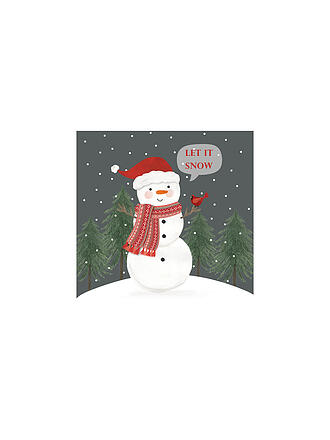 PAPER-PRODUCTS | Weihnachts Lunch-Servietten 33x33cm SNOMAN in Grey