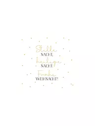 PAPER-PRODUCTS | Weihnachts Lunch-Servietten 33x33cm STILLE NACHT | Weiss