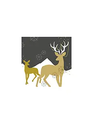 PAPER-PRODUCTS | Weihnachts-Servietten 25x25cm | Gold
