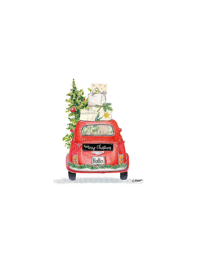 PAPER-PRODUCTS | Weihnachts-Servietten 25x25cm | Weiss
