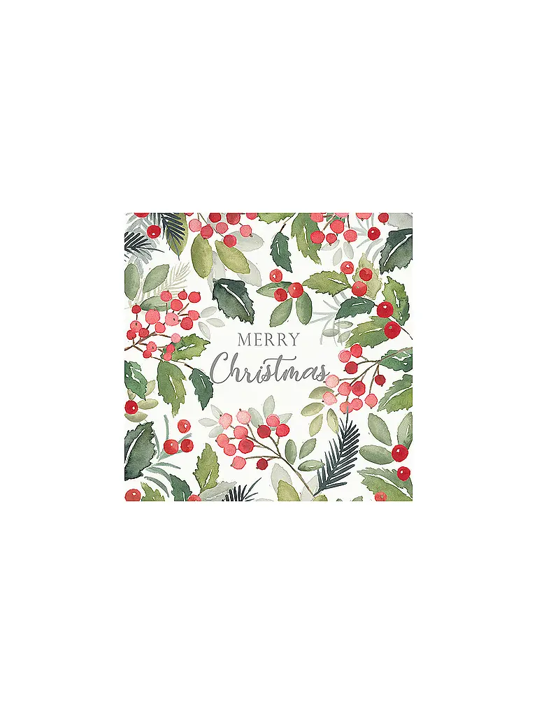 PAPER-PRODUCTS | Weihnachts-Servietten 25x25cm | Weiss