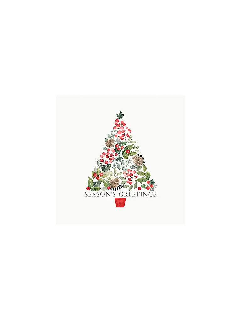 PAPER-PRODUCTS | Weihnachts-Servietten 25x25cm | Beige
