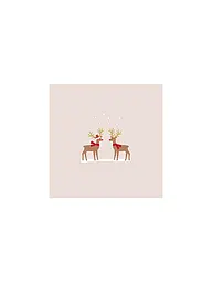 PAPER-PRODUCTS | Weihnachts-Servietten 33x33cm  | Hellgrau