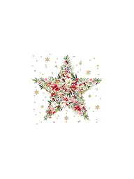 PAPER-PRODUCTS | Weihnachts-Servietten 33x33cm  | Weiss