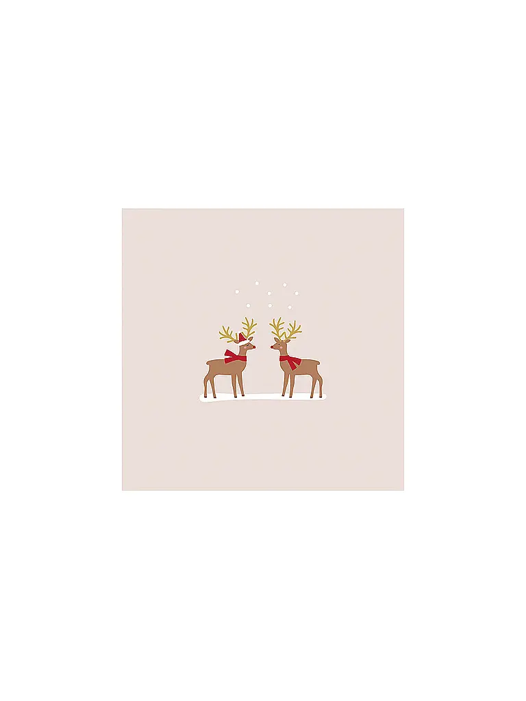 PAPER-PRODUCTS | Weihnachts-Servietten 33x33cm  | Hellgrau