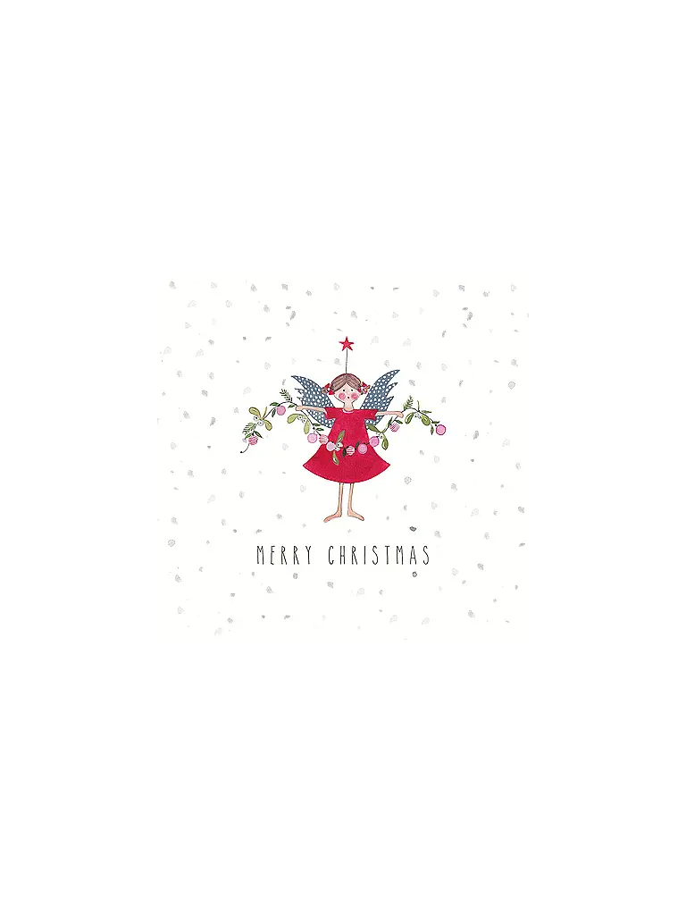 PAPER-PRODUCTS | Weihnachts-Servietten 33x33cm  | Weiss