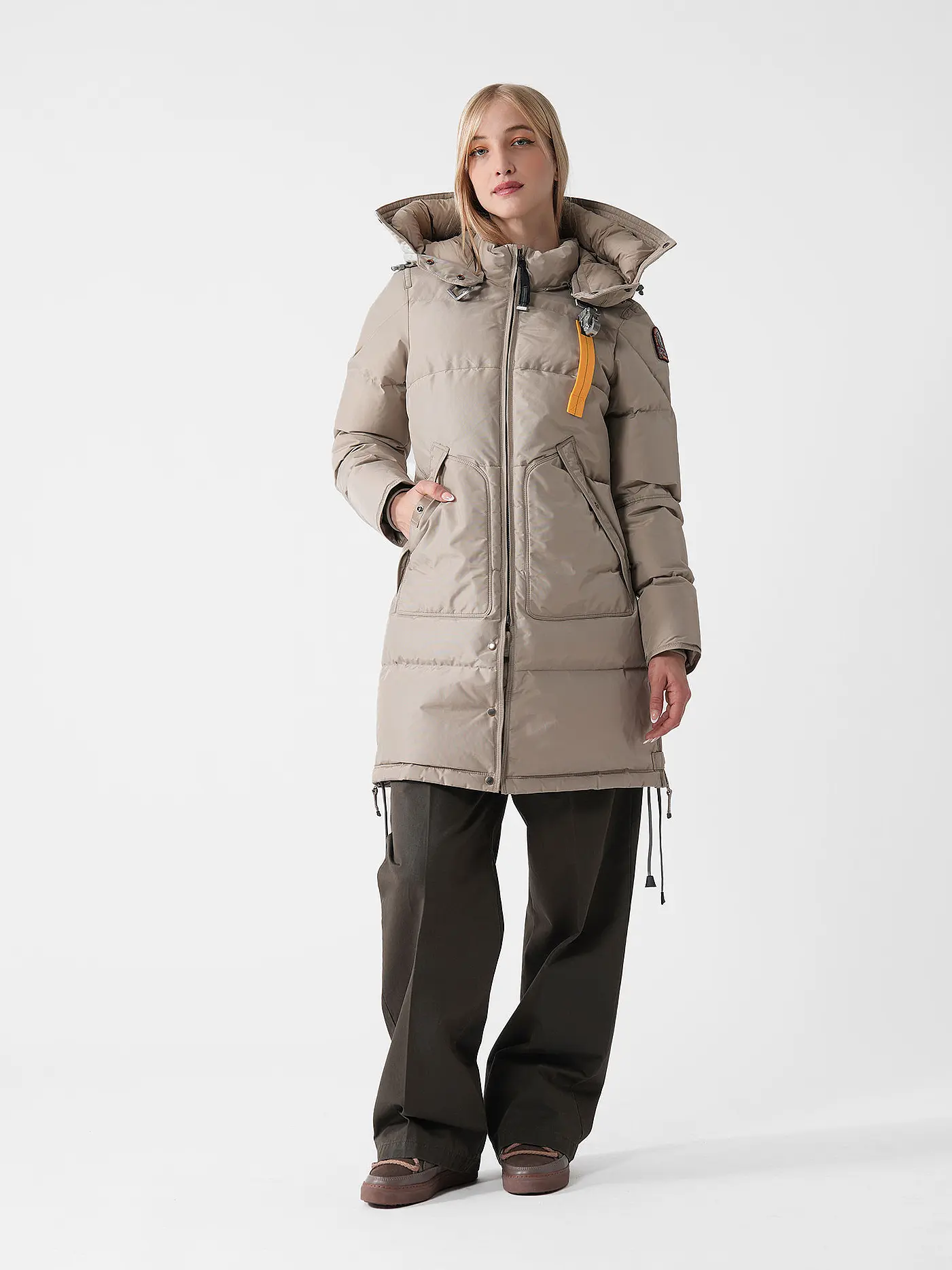PARAJUMPERS | Daunensteppmantel LONG BEAR | beige
