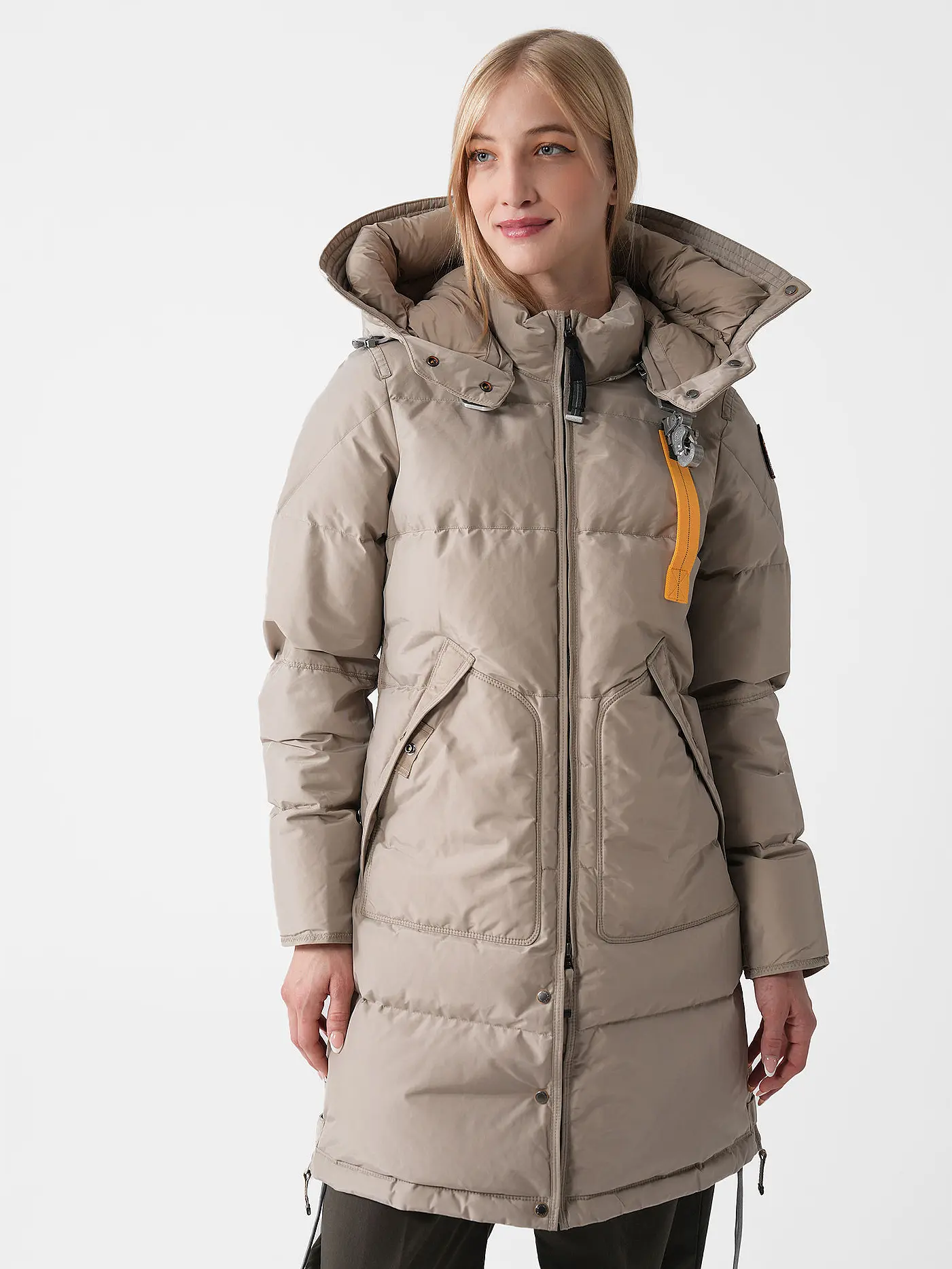 PARAJUMPERS | Daunensteppmantel LONG BEAR | beige