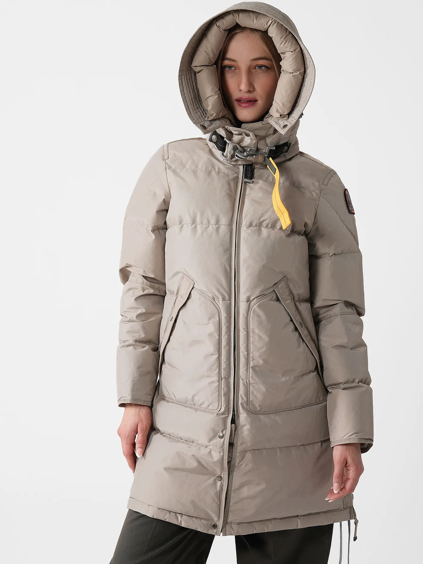 PARAJUMPERS | Daunensteppmantel LONG BEAR | beige