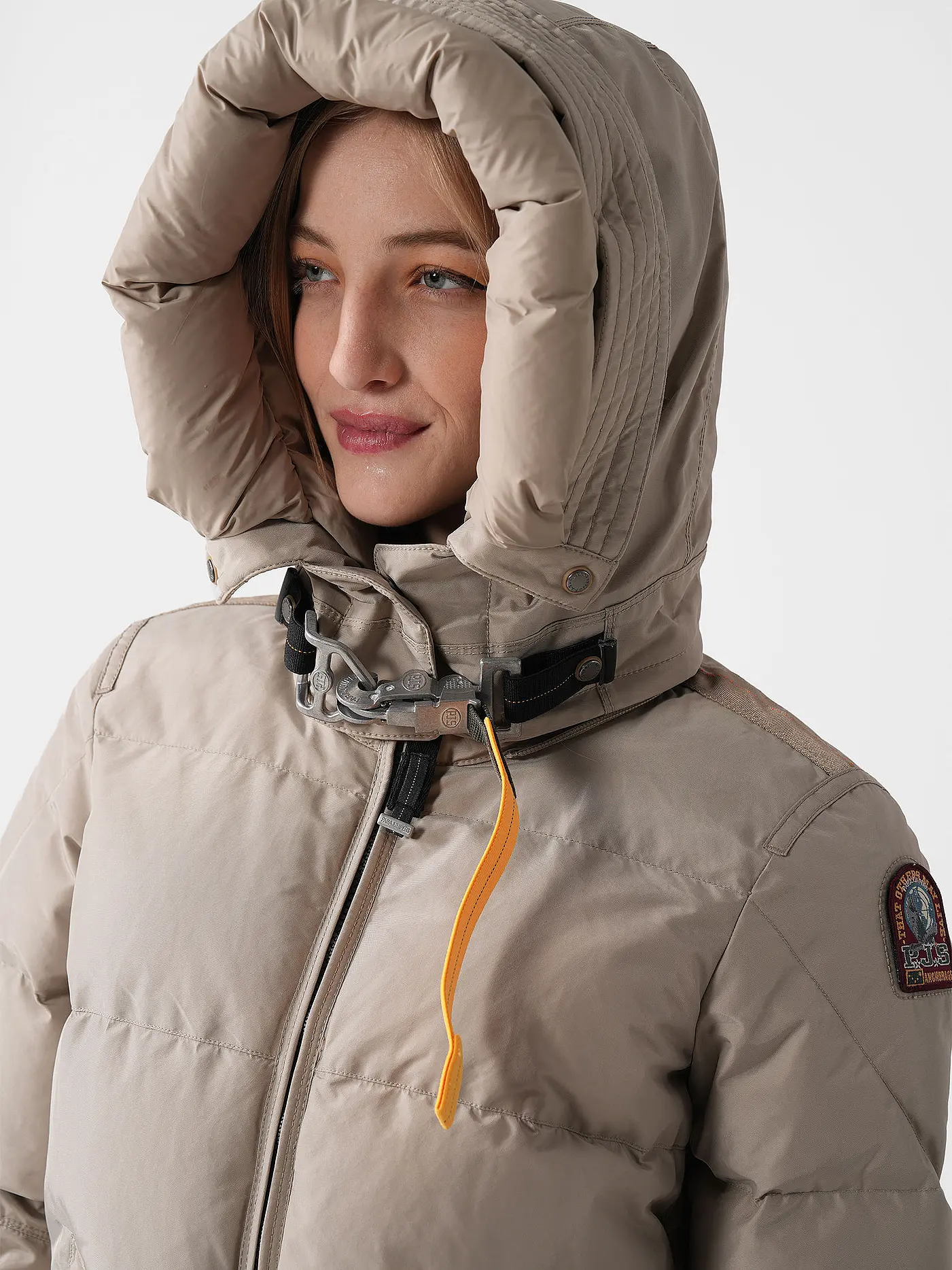 PARAJUMPERS | Daunensteppmantel LONG BEAR | beige