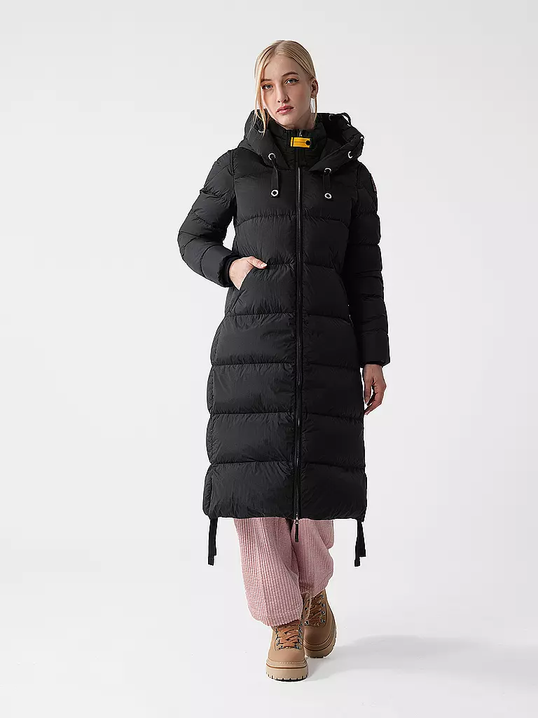 PARAJUMPERS | Daunensteppmantel PANDA | schwarz
