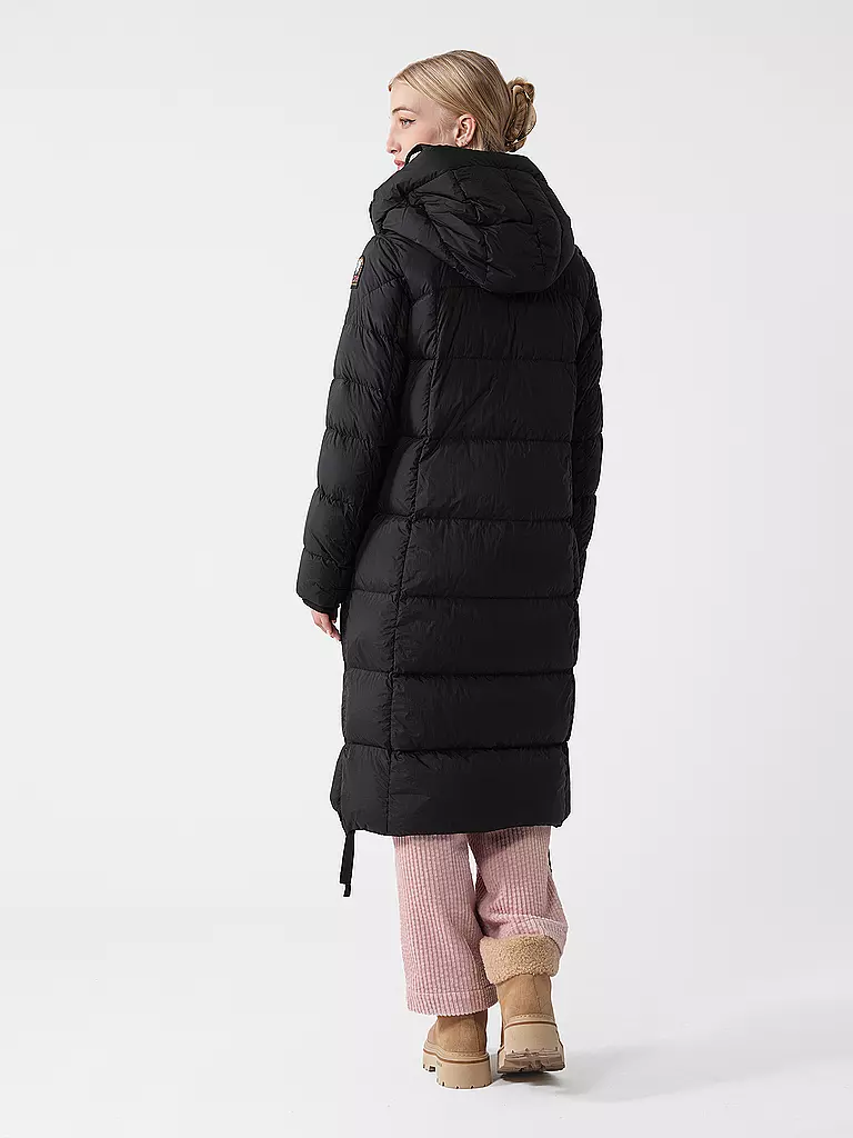 PARAJUMPERS | Daunensteppmantel PANDA | schwarz