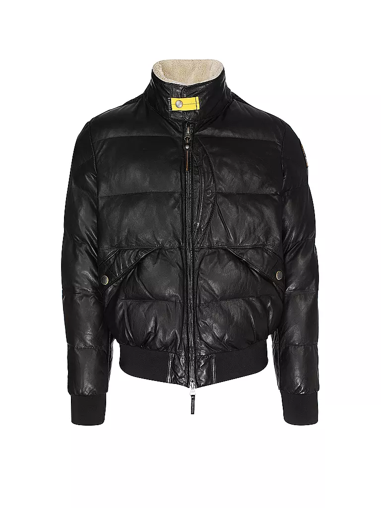 PARAJUMPERS | Lederjacke ALF | schwarz