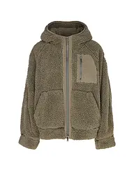 PARAJUMPERS | Sweatjacke in Felloptik CREAMY  | Olive
