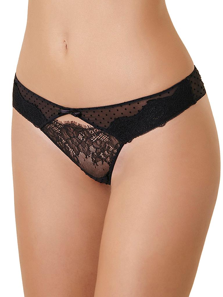PASSIONATA | String "Belle de Jour" (Black) | 