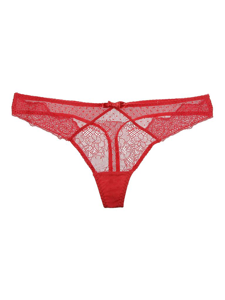 PASSIONATA | String "Belle de Jour" (Mohnrot) | 