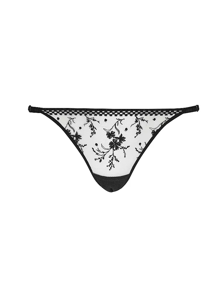 PASSIONATA | String SUZY beige dore schwarz  | schwarz