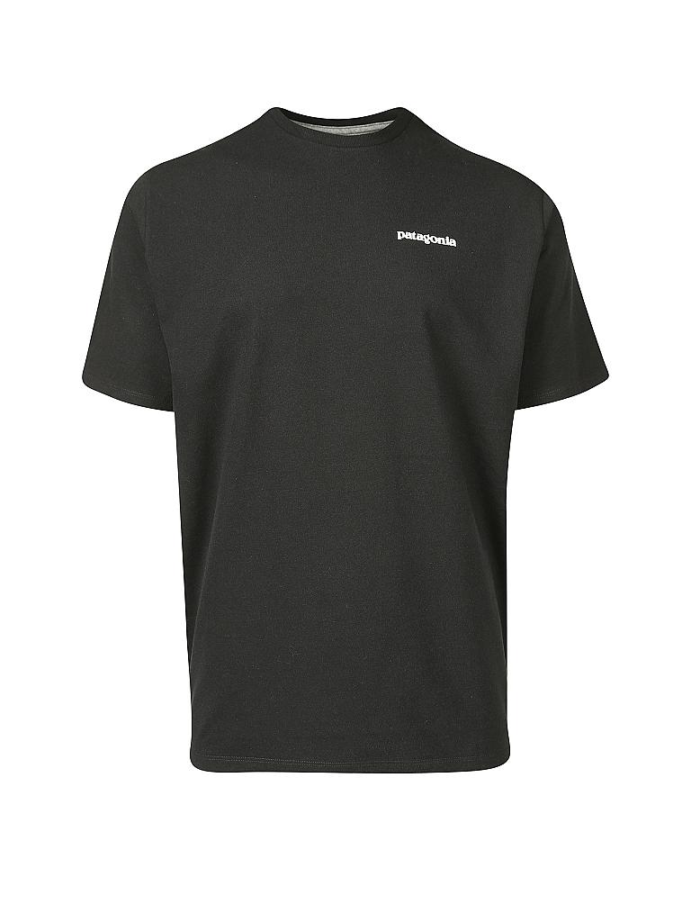 PATAGONIA | T Shirt Men's P-6 Logo Responsibili-Tee® | schwarz