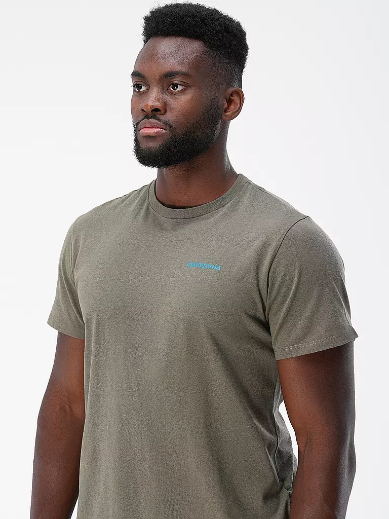 PATAGONIA | T-Shirt M'S FITZ ROY ICON RESPONSIBILI-TEE | hellgrün