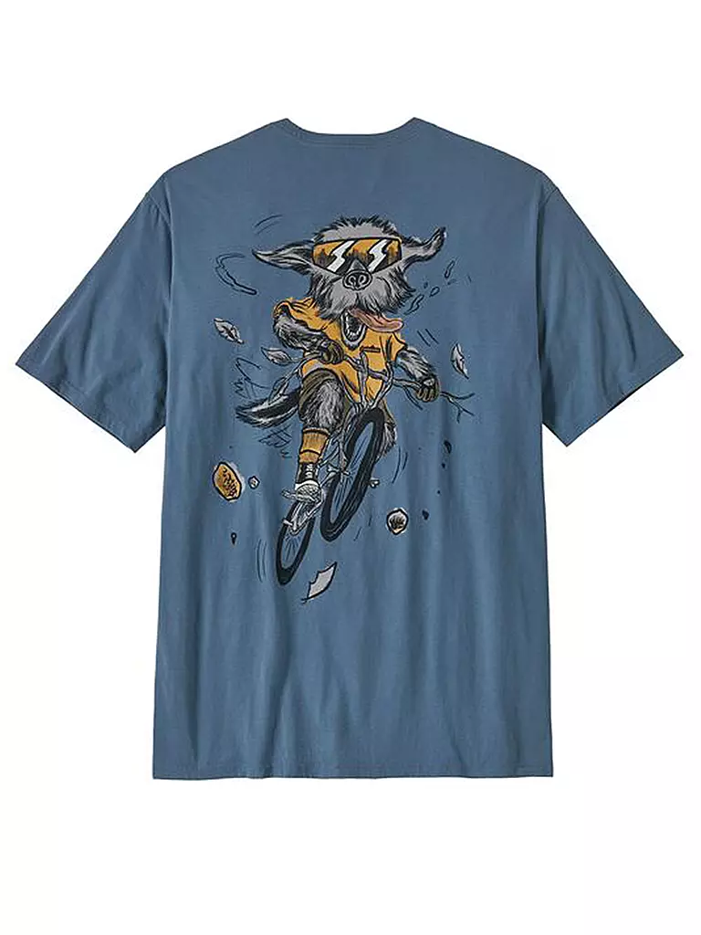 PATAGONIA | T-Shirt M'S TRAIL HOUND ORGANIC | Blau