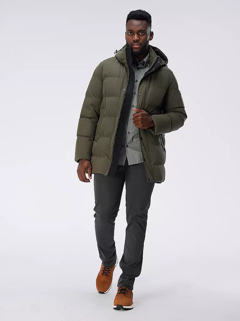 PAUL & SHARK | Daunenparka  | olive