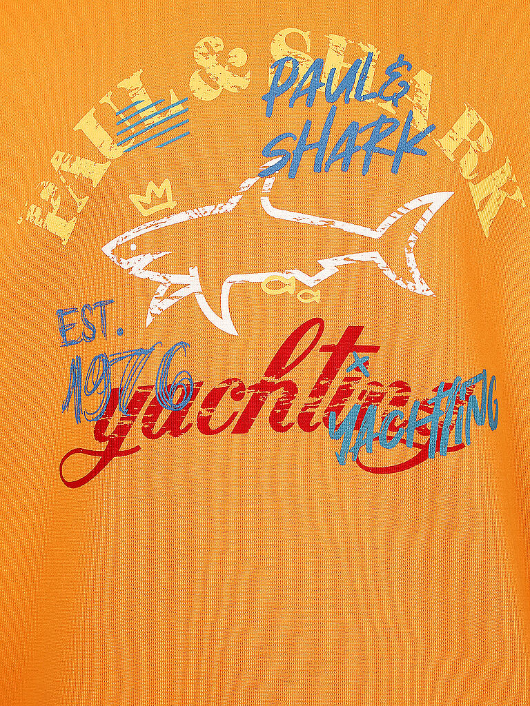 PAUL & SHARK | Kapuzensweater - Hoodie | orange