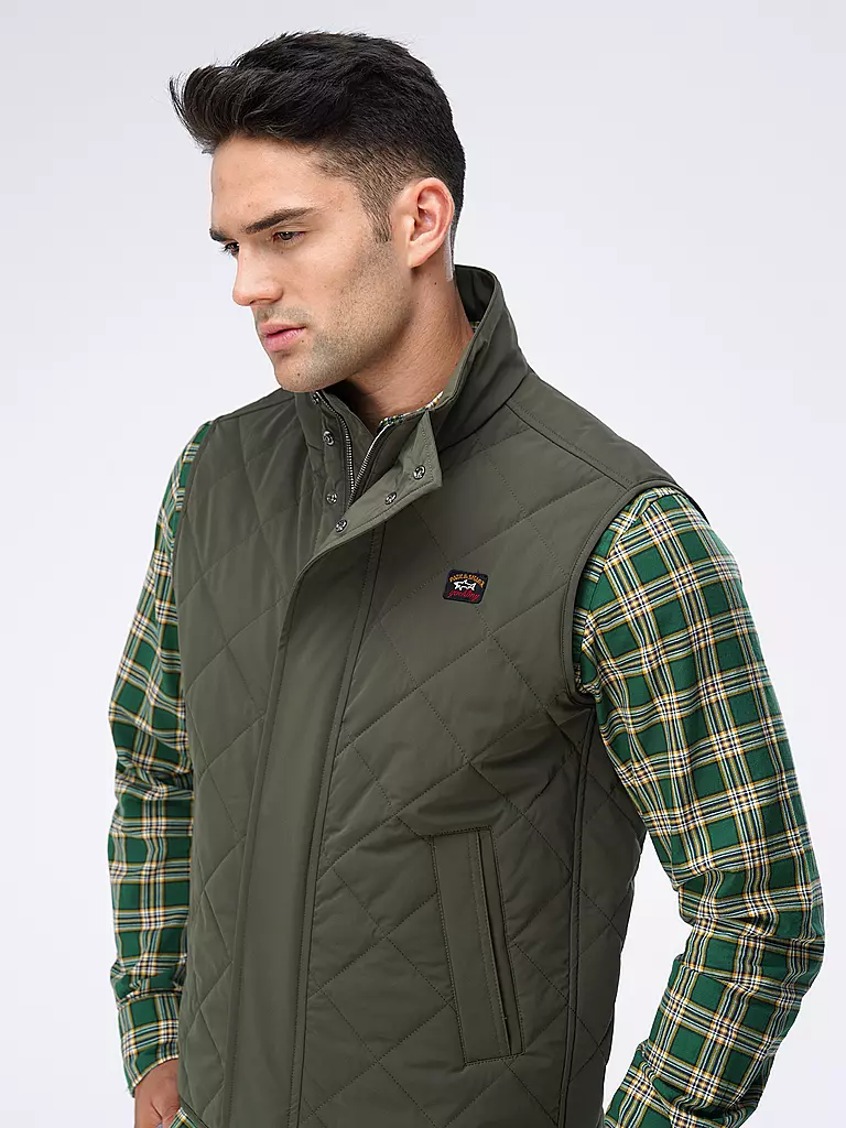 PAUL & SHARK | Steppgilet | olive