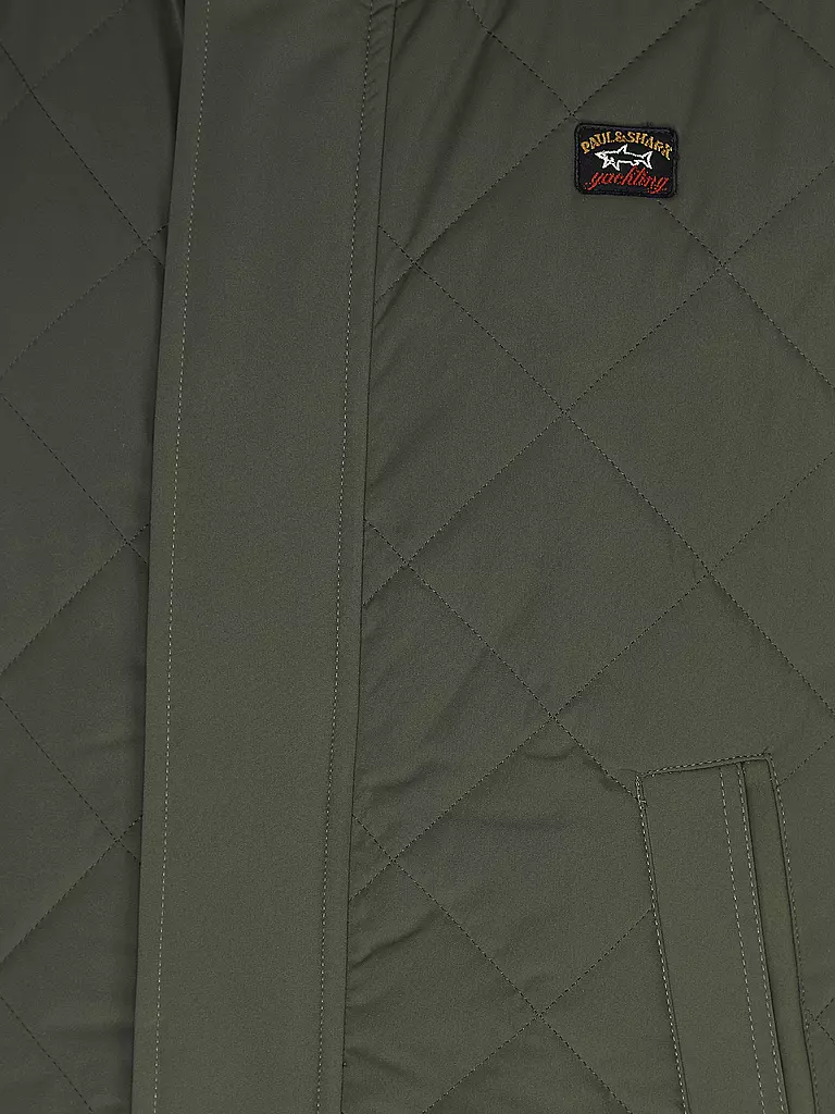 PAUL & SHARK | Steppgilet | olive